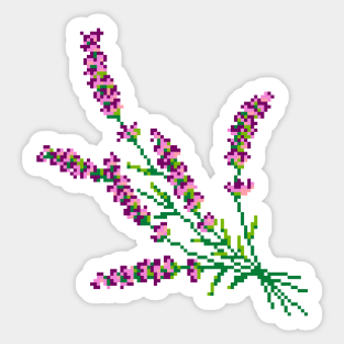 Traditional flower bouquet patterns Sticker